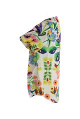 Floral Fiesta Crew Neck Top