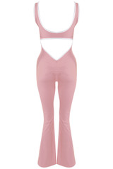 Cut Out Push Up Unitard With Contrast Edge