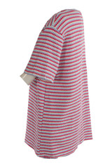 Striped Woven Short Sleeve Top And Trouser Set