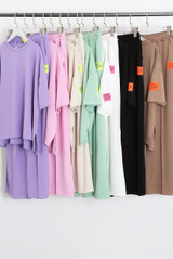 Slogan Tag T-Shirt and Trouser Set
