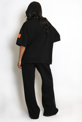 Slogan Tag T-Shirt and Trouser Set