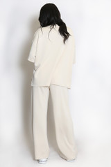 Slogan Tag T-Shirt and Trouser Set