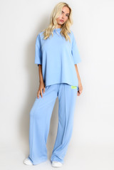 Slogan Tag T-Shirt and Trouser Set