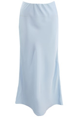 Satin Bias Cut Flowing Maxi Skirt