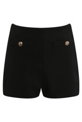 Tailored Shorts With Faux Pocket