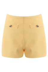 Tailored Shorts With Faux Pocket