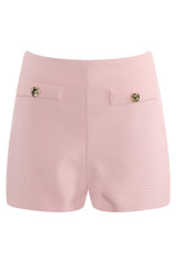 Tailored Shorts With Faux Pocket