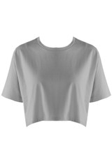 Cropped Crew Neck T-Shirt