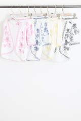 Floral Embroidered Waist Coat & Shorts Co-Ord