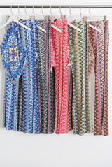 Wavy Halter Neck Dip Top & Trousers Set