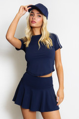 Active Tennis Skirt With Shorts Underlay