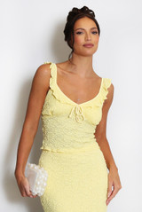 Textured Milk Maid Top