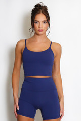 Active Strappy Crop Top And Shorts Set