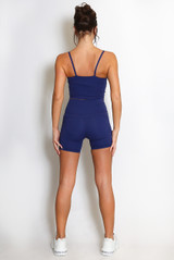 Active Strappy Crop Top And Shorts Set