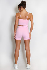Active Strappy Crop Top And Shorts Set