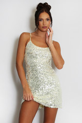 Cut Out Back Sequin Mini Dress