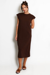 Cap Sleeve Midi Dress