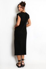 Cap Sleeve Midi Dress