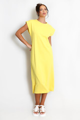 Cap Sleeve Midi Dress