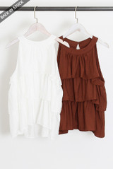 Ruffled Halter Neck Top