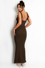 Textured Maxi Skirt