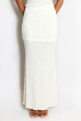 Textured Maxi Skirt