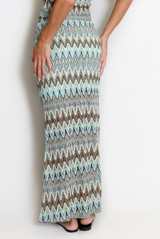 Zig Zag Maxi Skirt