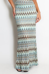 Zig Zag Maxi Skirt