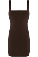 Square Neck Basic Mini Dress
