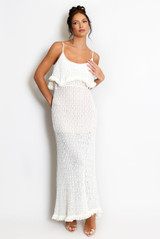 Crochet Lace Maxi Dress