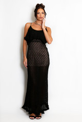 Crochet Lace Maxi Dress