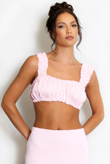 Shirred Milk Maid Top