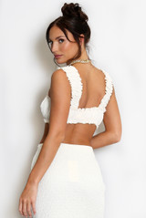 Shirred Milk Maid Top