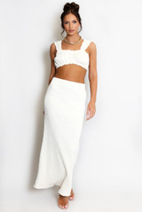 Shirred Milk Maid Top