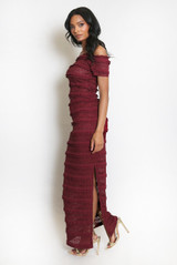 Lace Panelled Maxi Skirt