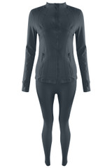 Sculpted Active Gym Jacket And Legging Set