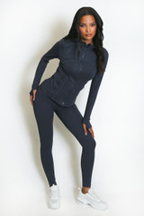 Sculpted Active Gym Jacket And Legging Set