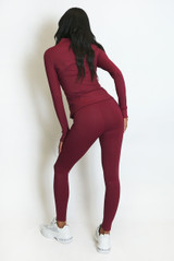 Sculpted Active Gym Jacket And Legging Set