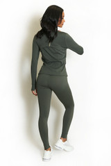Sculpted Active Gym Jacket And Legging Set