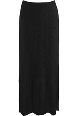 Textured Ruffled Hem Skirt