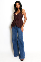 Chiffon Babydoll Top