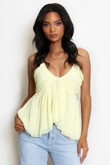 Chiffon Babydoll Top