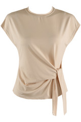 Tie Side Cap Sleeve Top