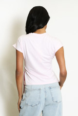 Tie Side Cap Sleeve Top