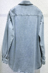Diamante Trim Denim Jacket