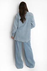 Diamante Trim Denim Jacket