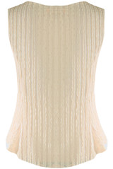 Sleeveless Peplum Top