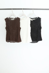 Sleeveless Peplum Top