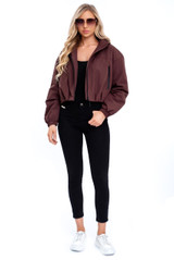 Cropped Hooded Jacket 