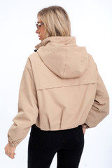 Cropped Hooded Jacket 